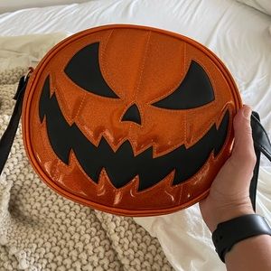 Pumpkin kult purse love pain & stitches double sided pumpkin